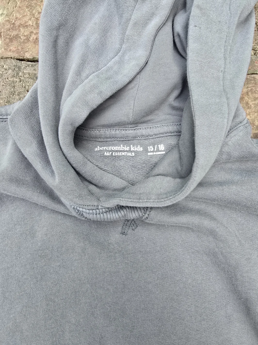 Abercrombie Kids Hoodie Bundle Tan Thin Fleece Grey AF Essentials Soft BTS Fall